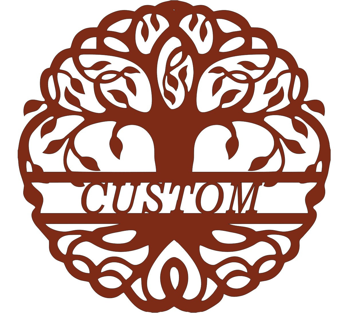 Tree of life Nameplate